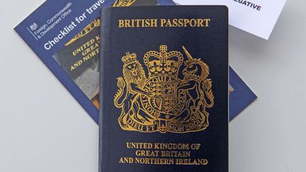 Image d'illustration montrant un passeport britannique. (PHIL REES / SHUTTERSTOCK / SIPA)