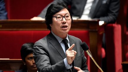 L'ancien secrétaire d'Etat chargé de la Réforme de l'Etat et de la Silmplification&nbsp;Jean-Vincent Placé s'exprime lors d'une session de questions au gouvernement à l'Assemblée nationale à Paris, le 24 juillet 2017.&nbsp; (BERTRAND GUAY / AFP)