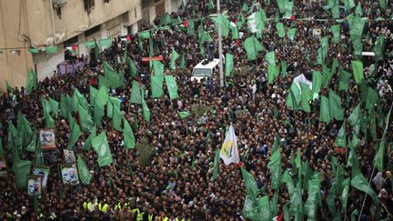 &nbsp; (Manifestation du Hamas le 12 décembre à Gaza © REUTERS | Mohammed Salem)