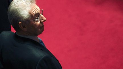 Mario Monti, qui va succ&eacute;der &agrave; Silvio Berlusconi, le 11 novembre 2011 au S&eacute;nat italien. (Stefano Rellandini / REUTERS)