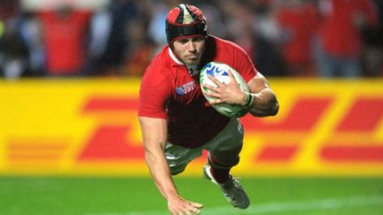 Leigh Halfpenny sous le maillot gallois