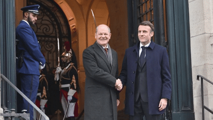 Politique : le couple franco-allemand affiche son unité après quelques tensions (Capture France 2)