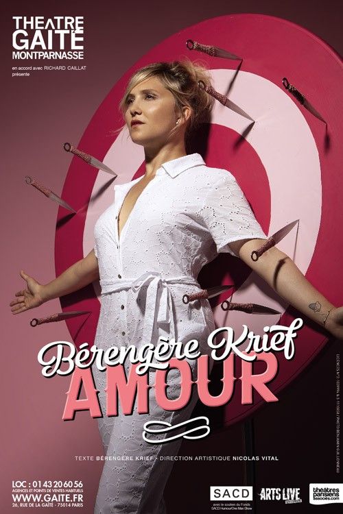 L'affiche d' "Amour" le nouveau spoectacle de Bérengère Krief (DR)