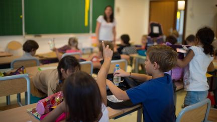 Une classe &nbsp;dans une école primaire à Paris, le 3 septembre 2013. (MARTIN BUREAU / AFP)