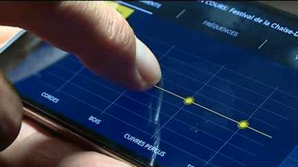 L'application était disponible sur smartphone et tablette.
 (France 3 / Culturebox)