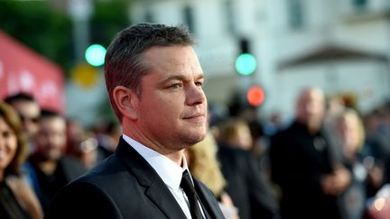 L'acteur américain Matt Damon lors de la première du film "Suburbicon", le 22 octobre à Los Angeles (Etats-Unis).&nbsp; (KEVIN WINTER / GETTY IMAGES NORTH AMERICA / AFP)