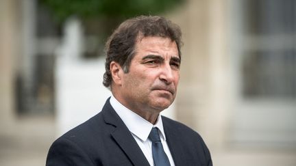 Le président des Républicains Christian Jacob, à l'Elysée, le 21 juin 2022. (ARTHUR NICHOLAS ORCHARD / HANS LUCAS / AFP)