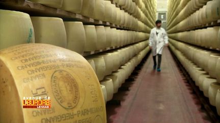 La bataille du "parmigiano reggiano", l'authentique parmesan italien (FRANCE 3)