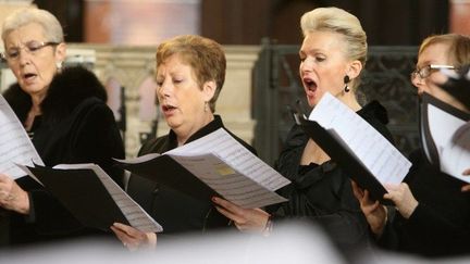 Choeur à l'église de Saint-Eustache à Paris (2012)
 (FRED DE NOYELLE/GODONG / PHOTONONSTOP)