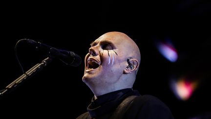 Billy Corgan, depuis trois décennies le leader tout puissant des Smashing Pumpkins. (MARIO CRUZ / LUSA)