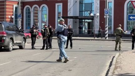 Guerre en Ukraine : la gare de Kramatorsk, un lieu essentiel pour fuir