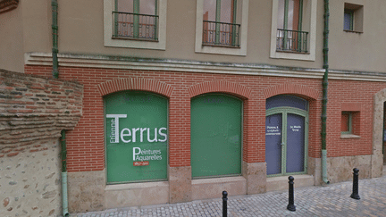 L'entrée du musée&nbsp;Etienne Terrus, à Elne (Pyrénées-Orientales). (GOOGLE STREET VIEW / FRANCEINFO)