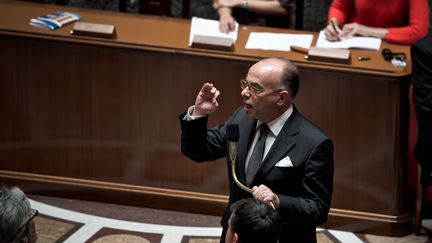 Bernard Cazeneuve, ministre de l'Intérieur à l'Assemblée nationale, le 7 juin 2016 (NICOLAS MESSYASZ / SIPA)