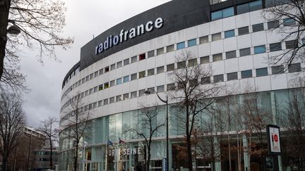 La Maison de la radio et de la musique, siège de Radio France à Paris (France) le 2 février 2021. (RICCARDO MILANI / HANS LUCAS / VIA AFP)