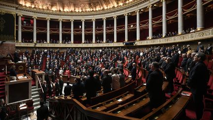 L'Assemblée nationale à Paris, le 11 février 2020.&nbsp; (PHILIPPE LOPEZ / AFP)