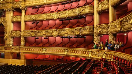 La salle de l'Opéra Garnier à Paris
 (LUDOVIC MARIN / AFP)