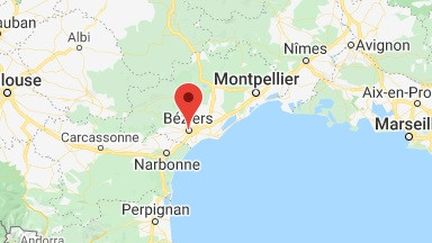 Béziers, dans l'Hérault.&nbsp; (GOOGLE MAPS)