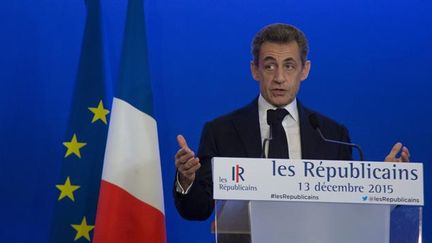 &nbsp; (Nicolas Sarkozy dimanche soir © MAXPPP)