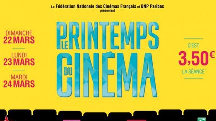 Affiche Printemps du cinéma 2015
 (DR)