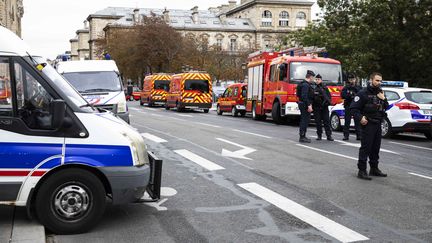 Mickaël Harpon a poignardé à mort quatre de ses collègues de la préfecture de Paris, le 3 octobre 2019. (ALEXIS SCIARD / MAXPPP)