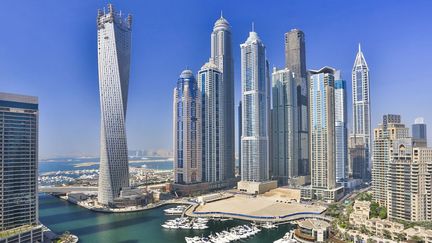 Marina de Dubaï, gagnée sur la mer. (AFP/Calles Montes)