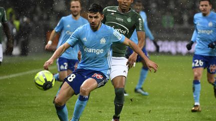 Morgan Sanson, buteur contre Saint-Etienne (PHILIPPE DESMAZES / AFP)