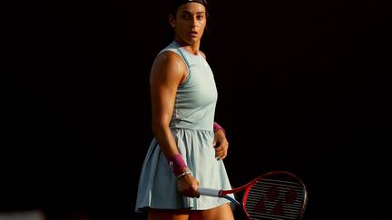 Garcia n'a pas flanché contre Buzarnescu. (MATTHEW STOCKMAN / GETTY IMAGES NORTH AMERICA)