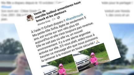 Les faux signalements de disparition d'enfants sont utilisés par des escrocs pour attirer leurs victimes. (CAPTURES D'ECRAN / FACEBOOK)