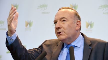 Le président du Medef, Pierre Gattaz, le 17 novembre 2015 à Paris. (ERIC PIERMONT / AFP)