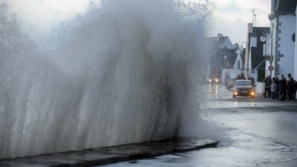 A l'Ile-Tudy (Finist&egrave;re), le 3 janvier 2014.&nbsp; (FRED TANNEAU / AFP)