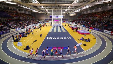 L'Euro d'athlétisme en salle ouvert le 1er mars 2019 à Glasgow.&nbsp; (JANE BARLOW / MAXPPP)