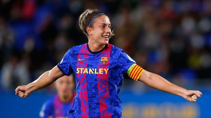 La milieu de terrain du FC&nbsp;Barcelone, Alexia Putellas,&nbsp;le 10 novembre 2021. (ERIC ALONSO / GETTY IMAGES)