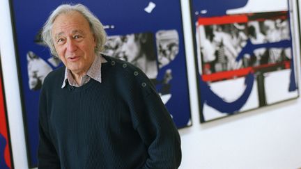 William Klein à la Maison européenne de la photographie, le 15 avril 2002 (MAXIMILIEN LAMY / AFP)