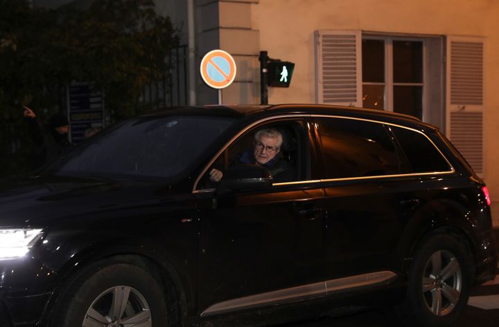 Claude Lelouch à son arrivée à Marnes-la -Coquett
 (Thomas SAMSON / AFP)