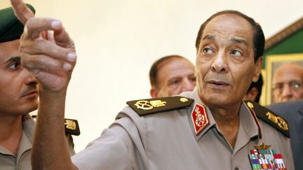 Le maréchal&nbsp;Hussein Tantaoui le 13 septembre 2011. Il a assuré la transition lors de la chute d'Hosni Moubarak.
 (AMR NABIL / POOL)