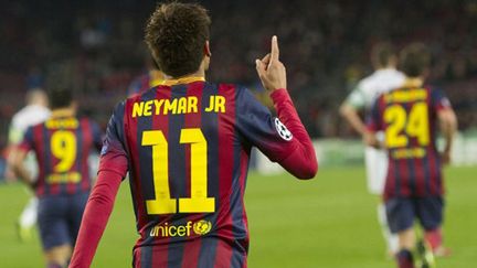 L'attaquant du FC Barcelone Neymar