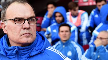 L'entraîneur argentin de l'OM, Marcelo Bielsa