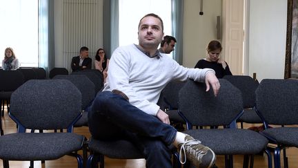 François Lambert, neveu de Vincent Lambert, le 26 mai 2016 a utribunal de Nancy. (Photo d'illustration) (JEAN CHRISTOPHE VERHAEGEN / AFP)