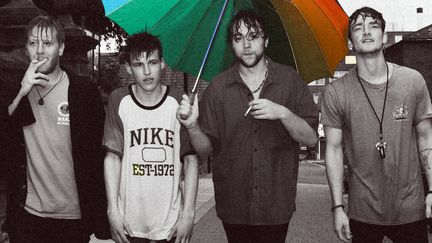 Le groupe britannique Viola Beach, pochette d'album
