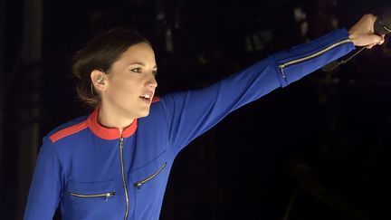 La chanteuse Jain sur la scène de Solidays (22 juin 2018)
 (Edmond Sadaka / Sipa)