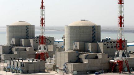 La centrale nucléaire de Tianwan, située sur le littoral de la mer Jaune à environ 30 km de la ville de Lianyungang, en Chine. (MAXPPP)