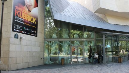 La façade de la Cinémathèque située 51 rue de Bercy Paris 12e.
 (Photo12 / Gilles Targat/ AFP)