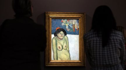 "La gommeuse" de Picasso, l'endroit...
 (JEWEL SAMAD / AFP)