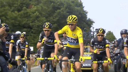 Tour de France : Froome trinque avec son équipe