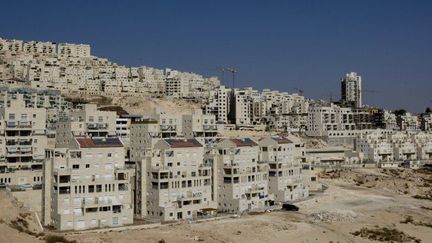 La colonie d'Har Homa, à Jérusalem-Est, en novembre 2010. (AHMAD GHARABLI / AFP)