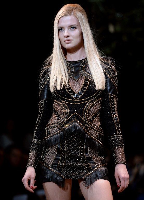 Versace pap ah 2014-2015, à Milan
 (FILIPPO MONTEFORTE / AFP)