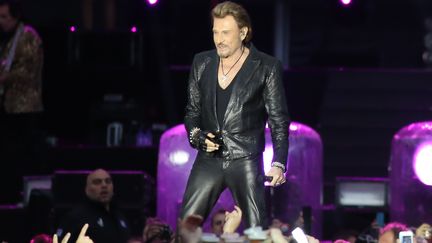 Johnny Hallyday sur scène à Namur (Belgique), le 23 juin 2013
 (CLOSON DENIS/ISOPIX/SIPA)