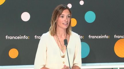 La journaliste Isabelle Isabelle Ithurburu, le 8 septembre 2022. (FRANCE INFO / RADIO FRANCE)