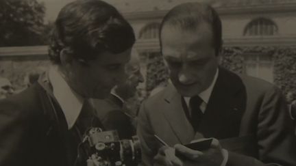 Jacques Chirac aux côtés de son photographe historique, Christian Boyer.&nbsp; (france 3)