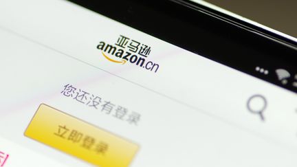 Une capture d'écran du site chinois d'Amazon. (DA QING / IMAGINECHINA / AFP)